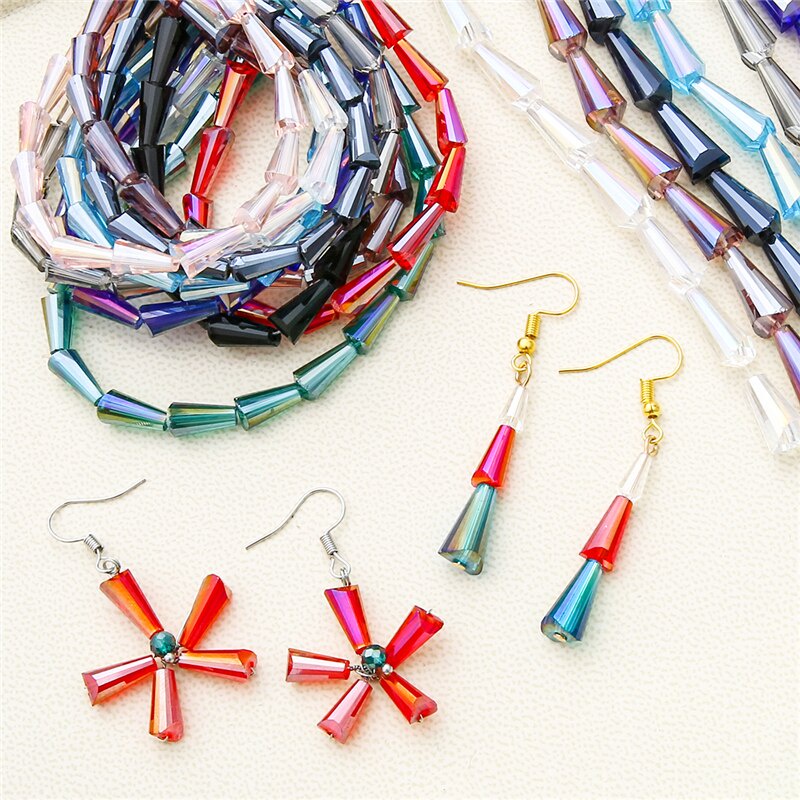 Chuỗi Hạt Pha Lê Hình Nón Dùng Để Làm Trang Sức Thủ Công