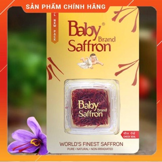 Nhuỵ hoa Nghệ Tây Ấn Độ Baby Saffron hộp 1gr
