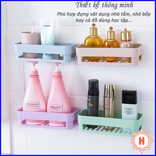 KỆ ĐỰNG ĐỒ NHÀ TẮM DÁN TƯỜNG TIỆN DỤNG { H }