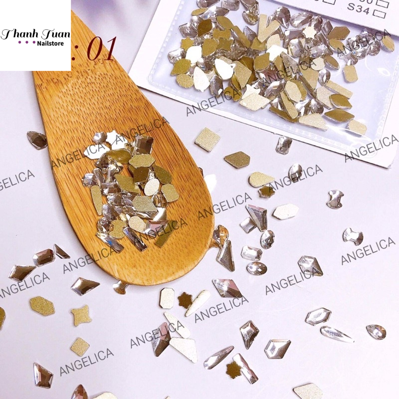 Set đá khối chân bằng Angelica 100v chính hãng- Phụ kiện đồ nail