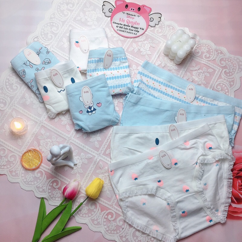 Quần lót Cotton cho bé gái mới lớn, kiểu dáng màu sắc nhẹ nhàng cho bé tự tin độ tuổi dậy thì