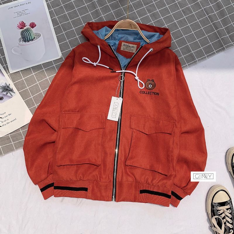 Áo Khoác Nhung Da Lộn Collection | Áo Khoác Có Nón | Khoác Nữ Da Lộn | 2 Lớp Mềm Mịn | Freesize | BigBuy360 - bigbuy360.vn