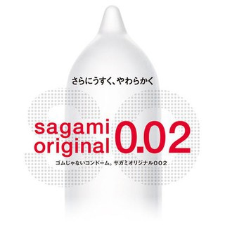 Bao Cao Su Siêu Mỏng SAGAMI ORIGINAL 0.02, bcs Nhật Bản, Hộp 2 chiếc