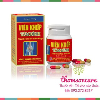 Viên Khớp Tâm Bình - Hỗ trợ giảm thoái hóa khớp