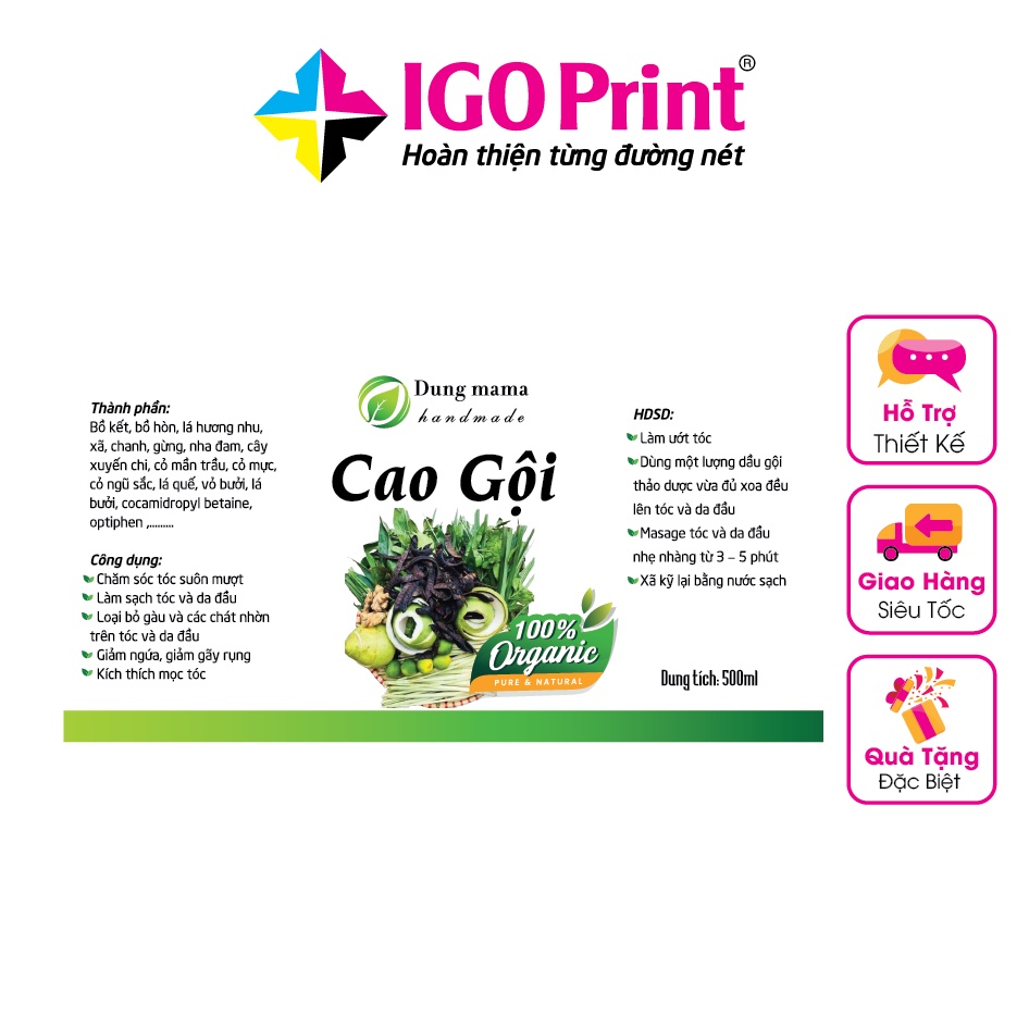 In thiết kế theo yêu cầu tem nhãn, sticker, decal giấy giá rẻ, số lượng ít A3