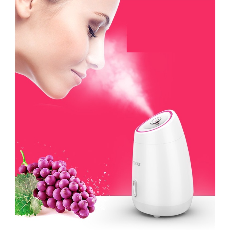 Máy xông hơi mặt hoa quả Mooer, máy phun sương nano tạo ẩm