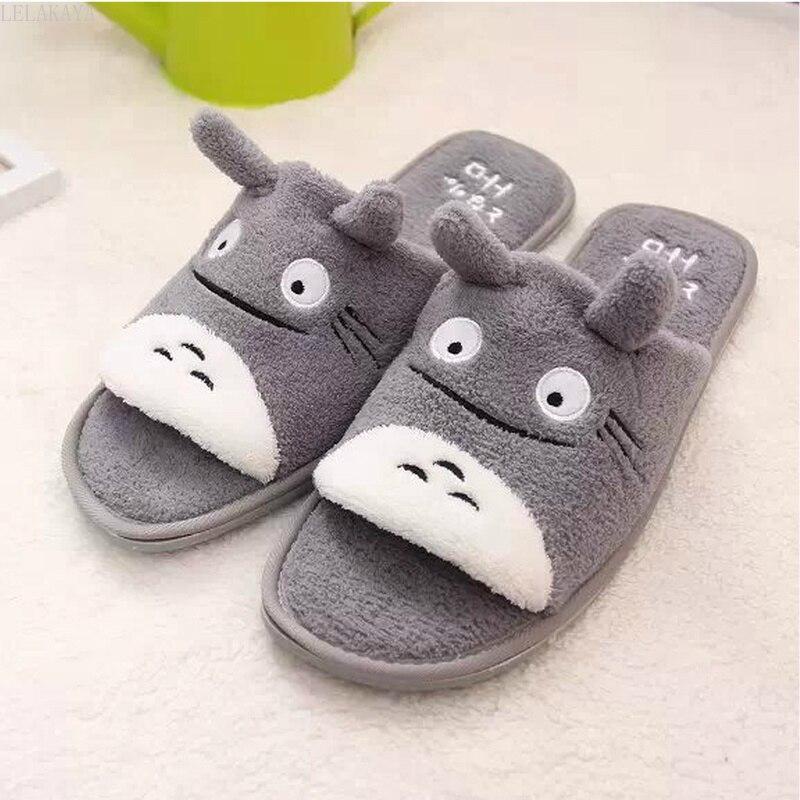 Dép Bông Đi Trong Nhà Chống Trượt Hình Totoro Dễ Thương