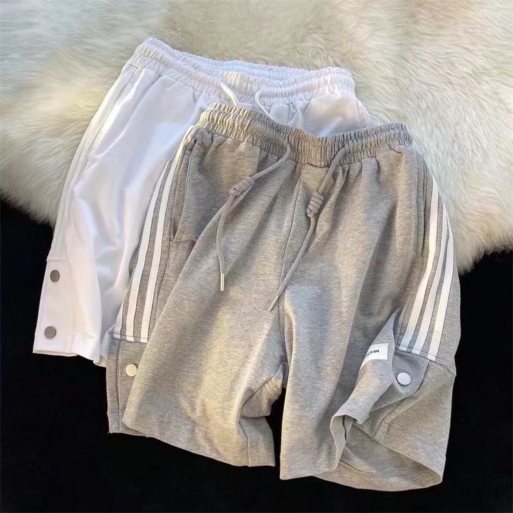 Quần Short Thể Thao Kẻ Sọc Thời Trang Hàn Quốc Cho Nam