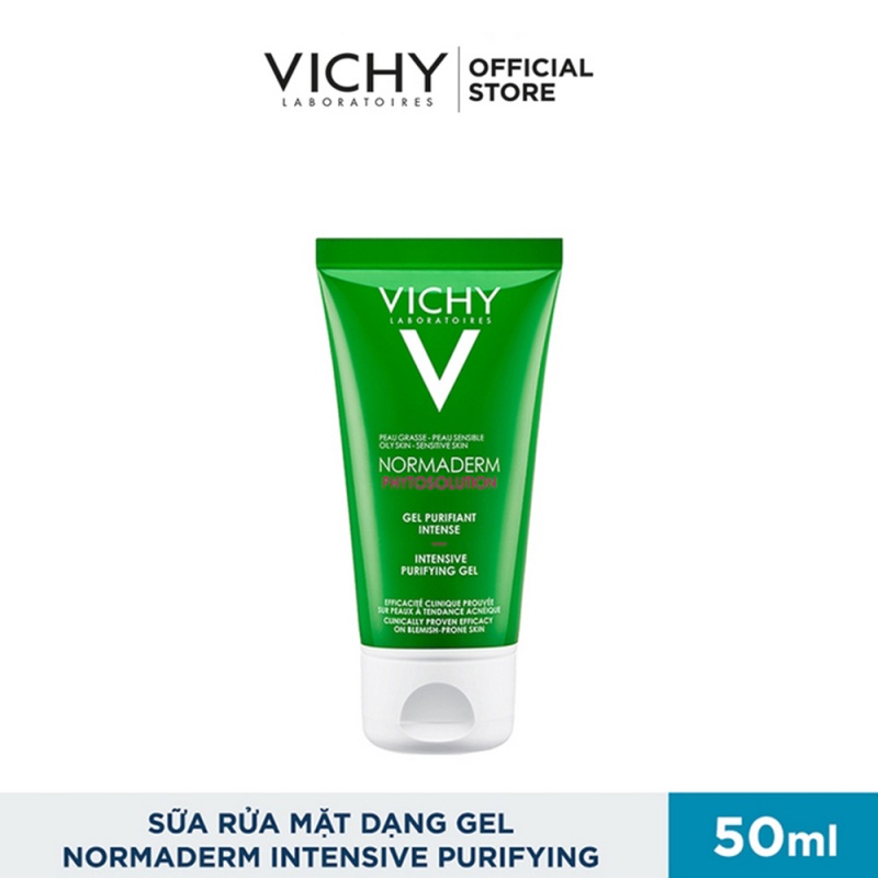 Bộ sản phẩm chăm sóc da hỗ trợ giảm mụn &amp; phục hồi da Vichy Normaderm Phytosolution