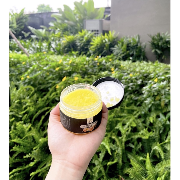 Tẩy Tế Bào Chết Body LEVI Chiết Xuất Muối nghệ mật ong trắng da cao cấp organic dung tích 200ml | BigBuy360 - bigbuy360.vn