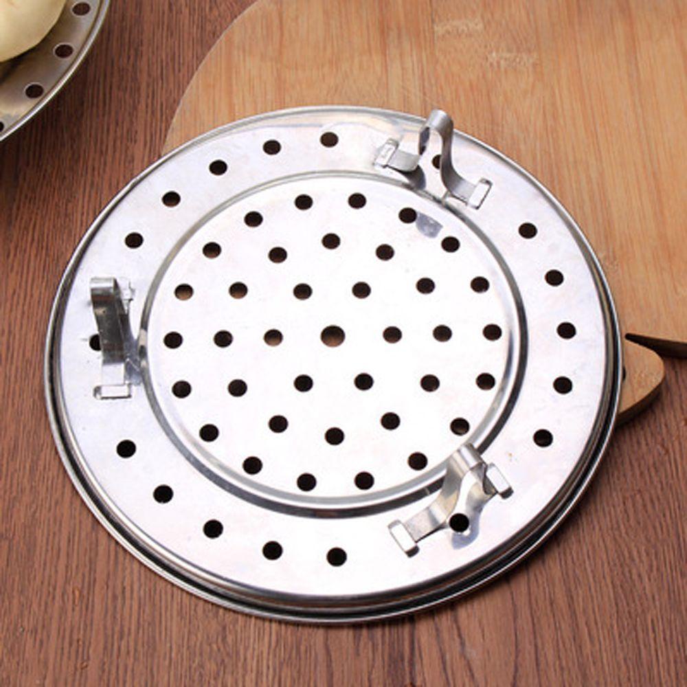 Giá Hấp Ba Tầng Đa Năng Hình Tròn Bằng Thép Không Gỉ