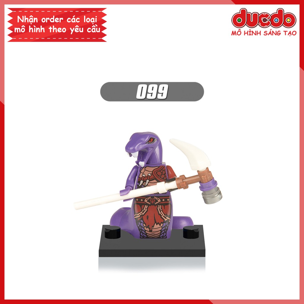 Minifigures nhân vật Ninjago Pythor, Chen, Kapau'rai tuyệt đẹp - Đồ chơi Lắp ghép Xếp hình Mini Ninja Mô hình XINH 0118