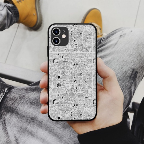 Ốp lưng iphone SAMSUNG hình society collage art kinetic art bảo vệ camera  cho các dòng iPhone PAP20210740