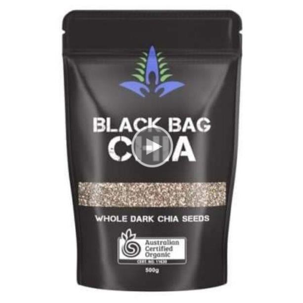 1kg hạt chia Úc đen (2 gói 500g) hàng chuẩn - Healthy