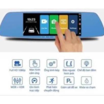 Camera hành trình xe ô tô Gương Chiếu Hậu ô tô BMCAR 🔥Giá tốt🔥 7 Inch Màn Hình Cảm Ứng,Cảm Biến Chuyển Động- BM999 PLUS | BigBuy360 - bigbuy360.vn