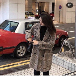 Áo dạ kẻ karo (+2% phí shope)