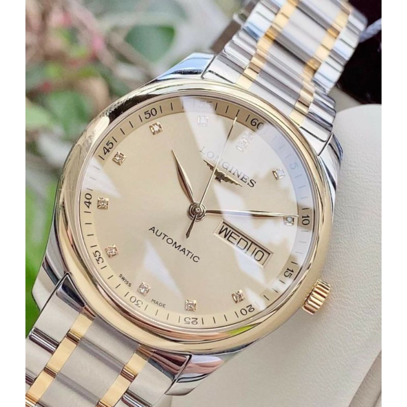 [vàng 18k và kim cương] đồng hồ nam longines L27555377