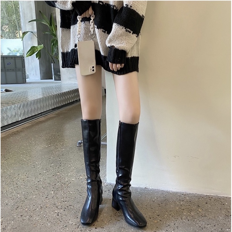 Giày Bốt Nữ Cổ Cao 37cm Đế 5cm - mã B97