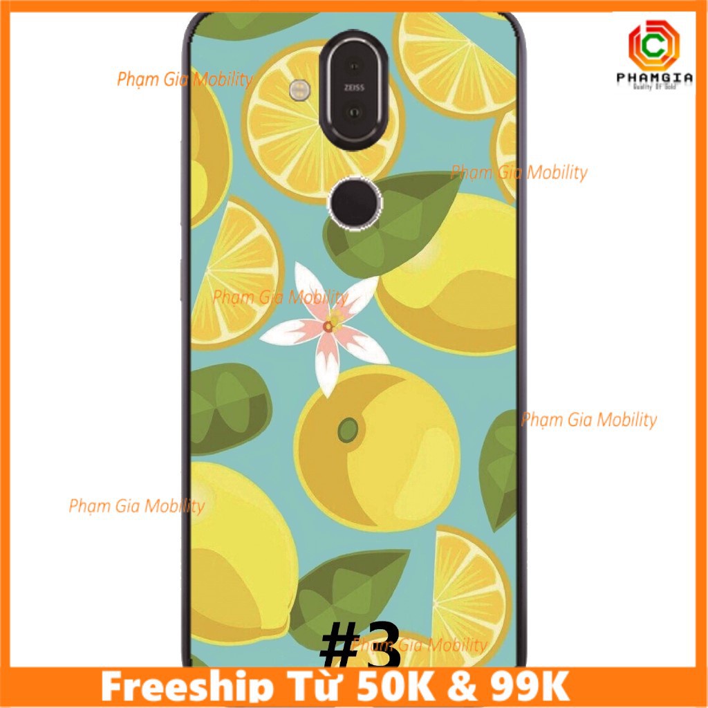 Ốp lưng dẻo in hình trái cây tươi mát cho nokia 8.1