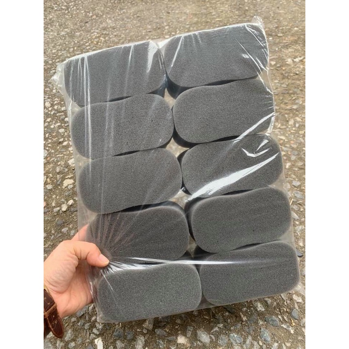 Bông mút phủi tóc Barber salon - 20 chiếc