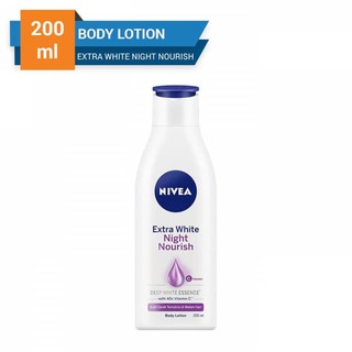 Tinh chất dưỡng thể trắng da ban đêm NIVEA Extra White Night Nourish 200ml