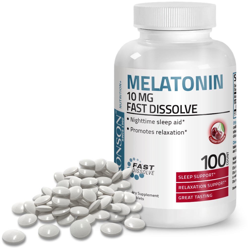 Organic Vitamins Melatonin Fast Dissolve 10mg  - 100 viên Mỹ - Giúp ngủ ngon | BigBuy360 - bigbuy360.vn