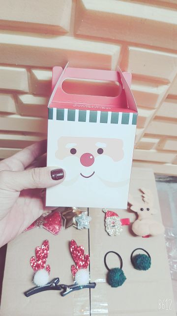 Set cặp tóc Noel