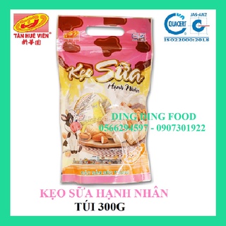 Kẹo Sữa Hạnh Nhân Tân Huê Viên [ 1 TÚI 300G ] , Kẹo Hạnh Nhân Sữa - DING DING FOOD