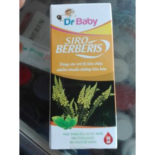 Siro tiêu chảy nhiễm khuẩn đường tiêu hóa berberis