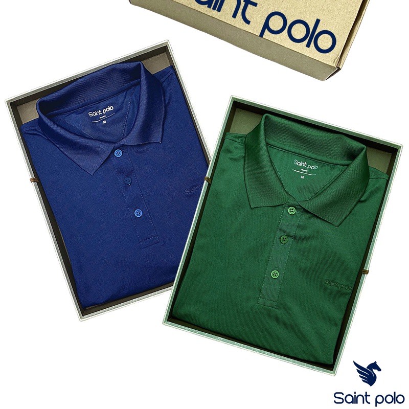 [ĐỘC QUYỀN] Áo polo nam Xanh Trendy SAINT POLO, Chất liệu cao cấp, phong cách sang trọng đẳng cấp