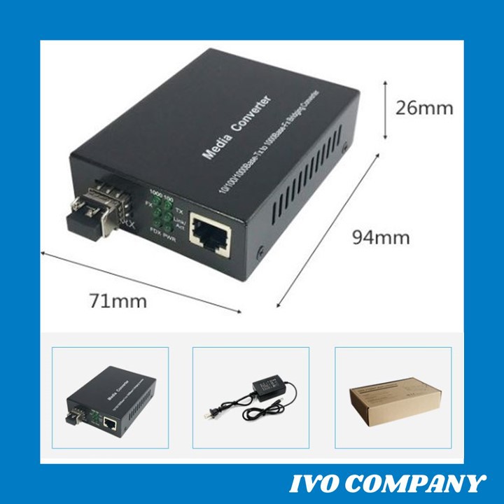 SFP Converter Thiết Bị Chuyển Đổi Quang Điện Cổng SFP 1Gbps