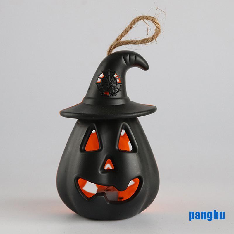 Đèn LED mini Hình Bí Ngô Dễ Thương Trang Trí Halloween