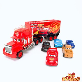 Bộ xe tải và xe con mc queen