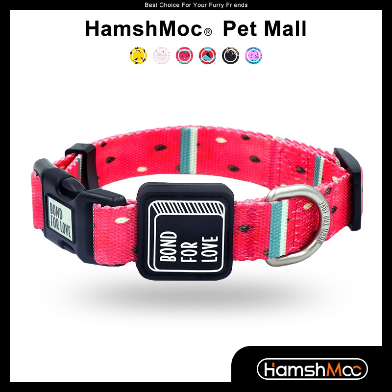 HamshMoc Vòng Cổ Mềm Mại Có Khóa Mạnh Mẽ Cho Thú Cưng Cỡ Nhỏ / Vừa / Lớn