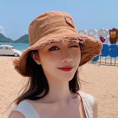 Nón Vành Chống Nắng Tia Uv Thêu Họa Tiết Phong Cách Hàn Quốc Thời Trang Xuân Hè Mới Cho Nữ