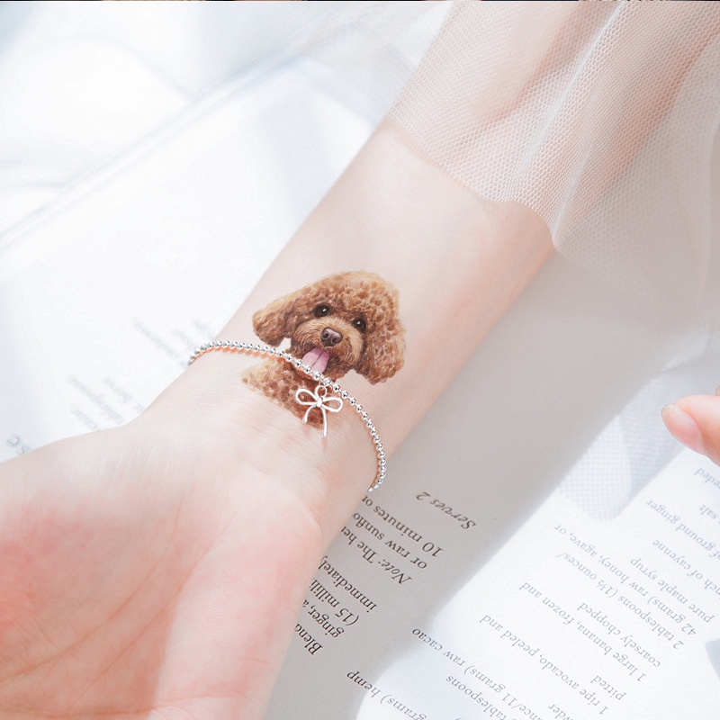 💖 Hình xăm dán động vật hoạt hình dễ thương 🔸 Hình xăm mèo cưng 🔸 Hình xăm chó cưng 🔸 Hình xăm dán dùng một lần