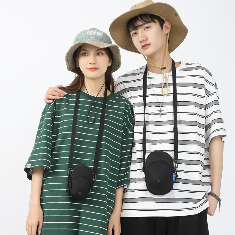 Túi Đeo Chéo Mini Đựng Điện Thoại Và Tiền Xu Phong Cách Thời Trang Hàn Quốc Cho Nam