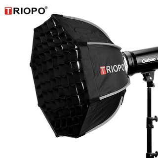 Softbox bát giác Triopo KS65 cho đèn flash speedlite Quick