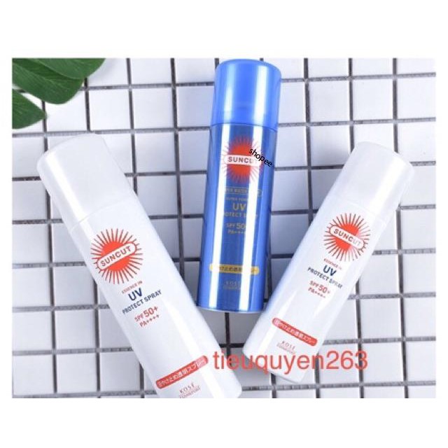 [Nhật Bản] Xịt chống nắng Kose UV Protect Spray SPF50+/PA++++