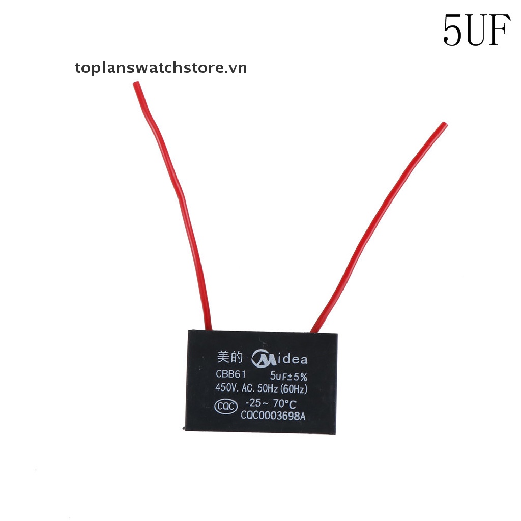 Mô Tơ Quạt Trần CBB61 450V 1-10uF Chuyên Dụng