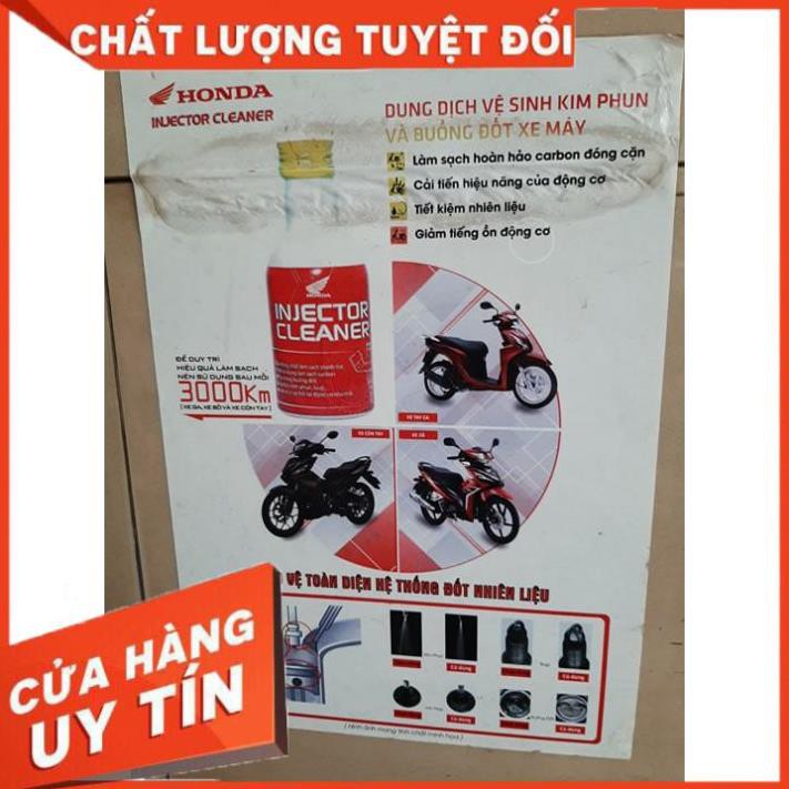 [ GIÁ ƯU ĐÃI ] Chai súc động cơ, vệ sinh kim phun và buồng đốt xe máy chính hiệu Honda INJECTER-CLEANER