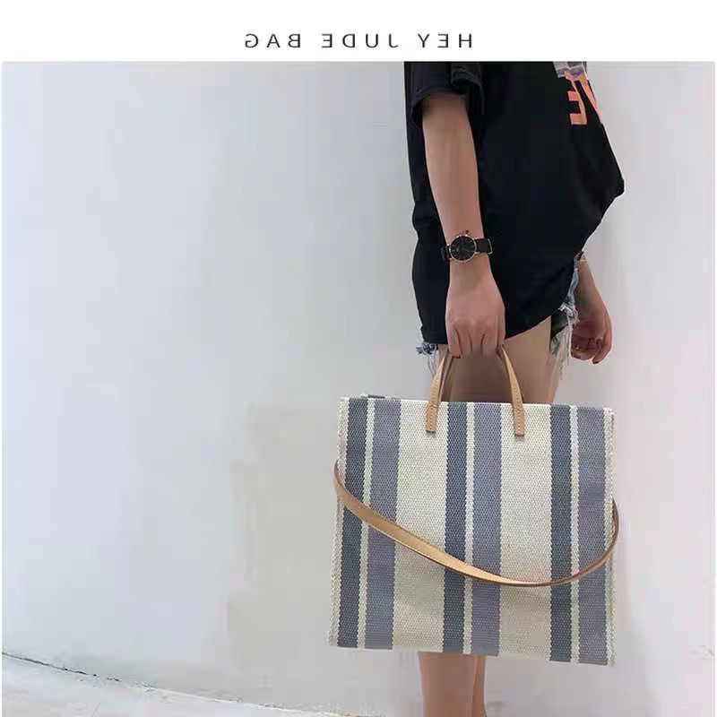 Túi xách vải loại to túi xách thời trang nữ phong cách vintage cá tính hàn quốc túi đeo chéo lớn TN005