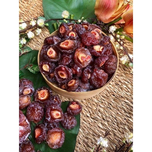 Ô mai xí muội đào nâu bổ đôi 500g