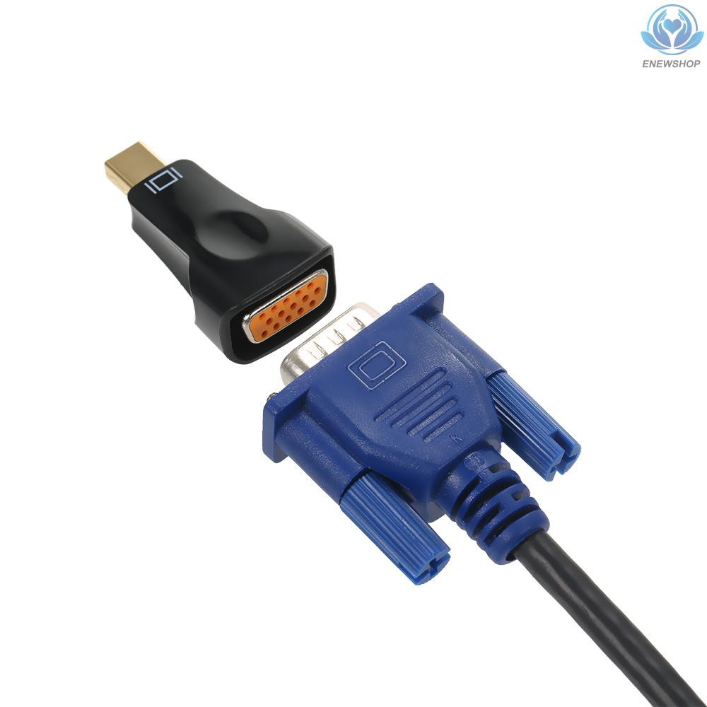 【enew】Mini DisplayPort DP to VGA Adapter Gold Platerd 1080P Thunderbolt Male to VGA Female Converter Connector for  for  Pro/ Air, for iMac | BigBuy360 - bigbuy360.vn