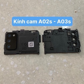 Bộ kính cam zin mới điện thoại sam sung a02s- sam sung cụm kính camera sam sung a02s / a03s chung nhau