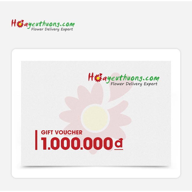 HN, HCM [Evoucher] Phiếu quà tặng Hoa Yêu Thương trị giá 1000k