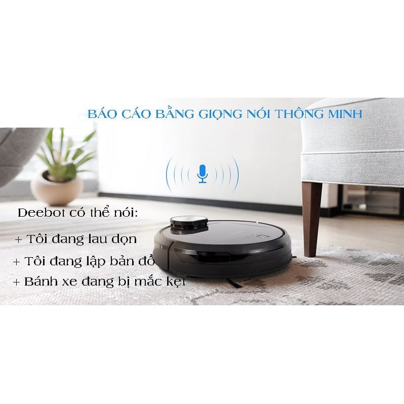 Robot hút bụi lau nhà ECOVACS DEEBOT DN55 (OZMO 900)