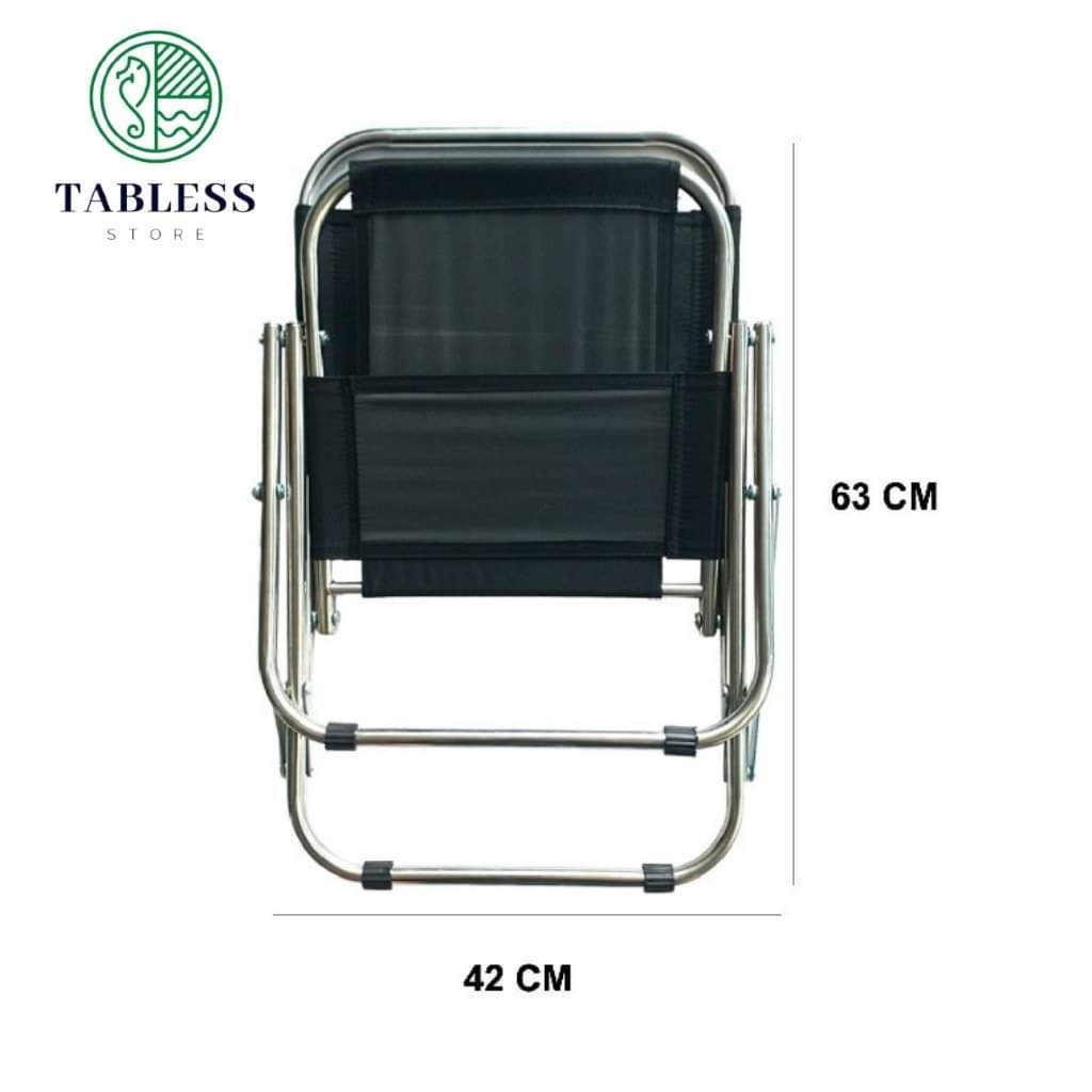 Ghế ngồi dã ngoại,câu cá khung inox kích thước(35x37x75 cm)- Shop đồ câu phía bắc