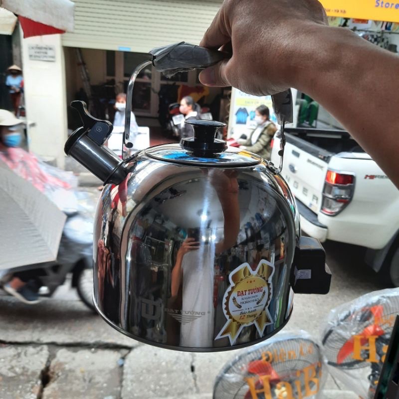 Ấm Đun Nước Đạt Tường-Xinfan-nkmedia Dung Tích 5L-Có Còi Khi Sôi Sẽ Tự Động Ngắt