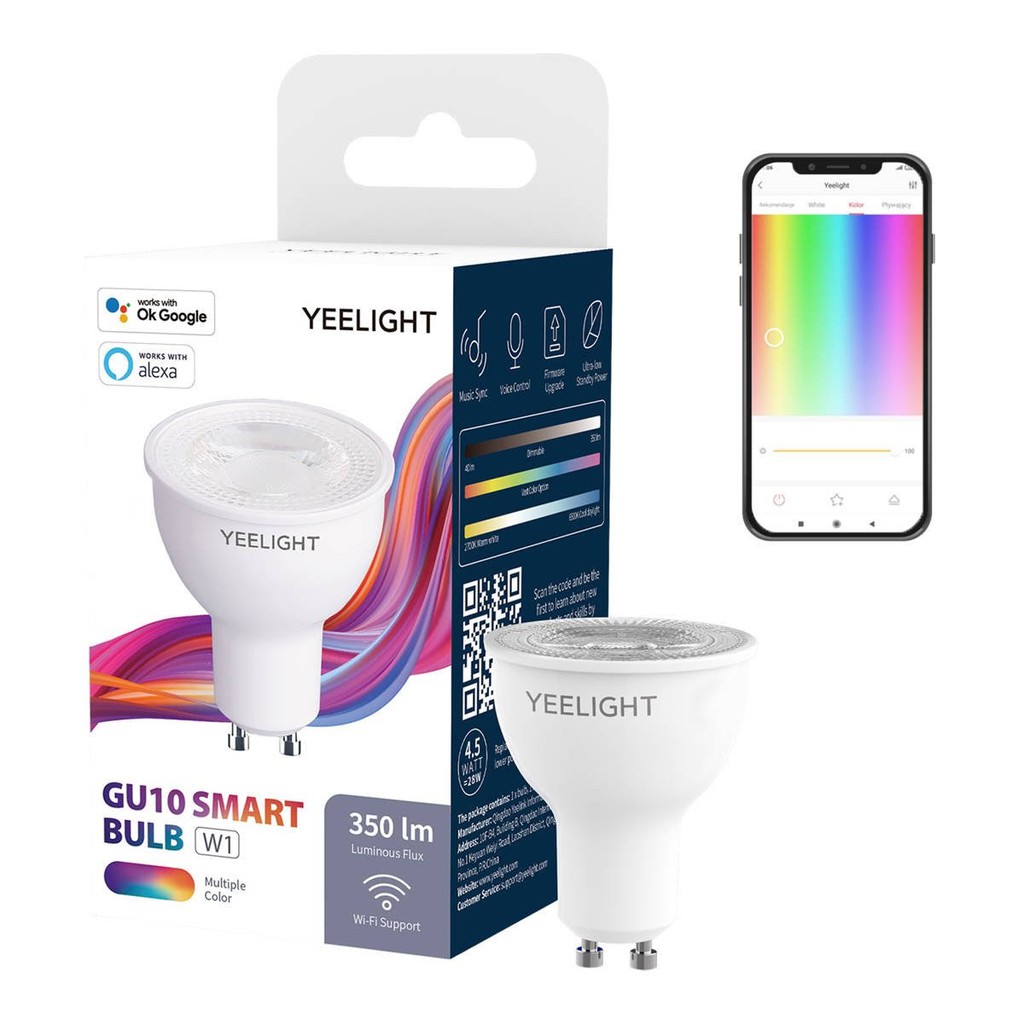 Bóng đèn LED thông minh Yeelight GU10 W1 (đổi màu)